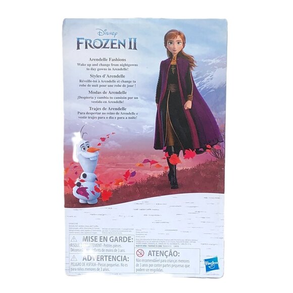 New in Box- Disney Princess Frozen Arendelle Fashions Anna  Doll with 2 Outfits - Picture 6 of 14